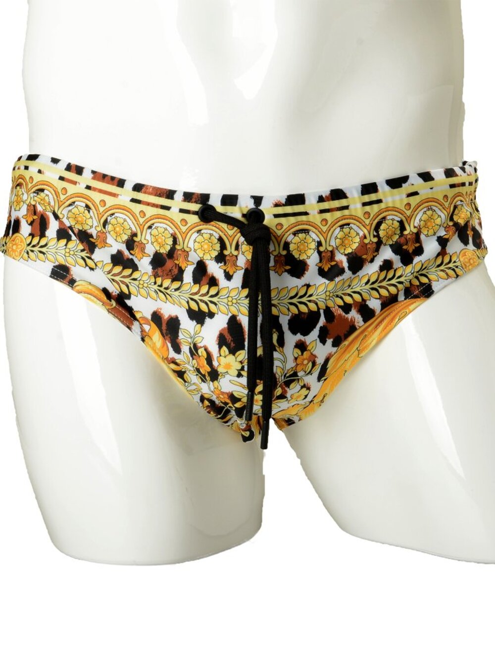 Versace Men's Multi-Color Swimwear Slip Versace sz 5 US M IT 50